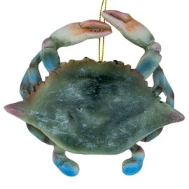 Blue Crab Ocean Coastal Beach Christmas Tree Hanging Nautical Ornaments