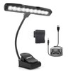 Vshinic Music Stand Light,Clip On Piano Lights 10 LED Orchestra
