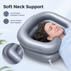 Portable Inflatable Shampoo Basin with Neck Support & Drain Hose