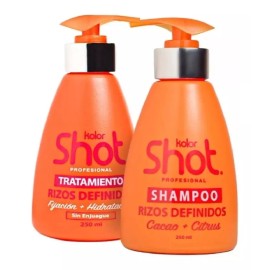 Kolor Shot Kit Tratamiento Y Shampoo Rizos Definidos Kolor Shot 250 Ml