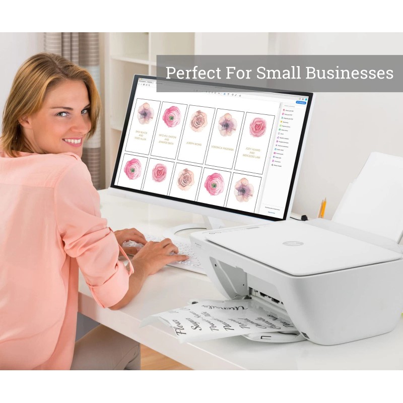 Zicoto Premium Printable Vinyl Sticker Paper - Glossy White 8.5