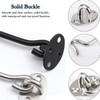 Litensh 2PCS Cabin Hooks and Eye Latch Lock Cabinet Latche,