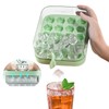 Ice Cube Tray with lid and Ice Cube Bin, Press