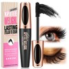 Mascara Volume and Length, Waterproof Mascara Black Lengthening Volumizing, 4D
