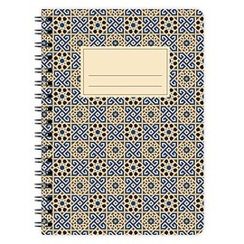 Etmamu 619 Notebook Pattern Morocco No. 3 A6/60 Sheets Graph Paper