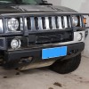 Ynei Front Bumper Panel Glossy Chrome Exterior Cover Molding Fits