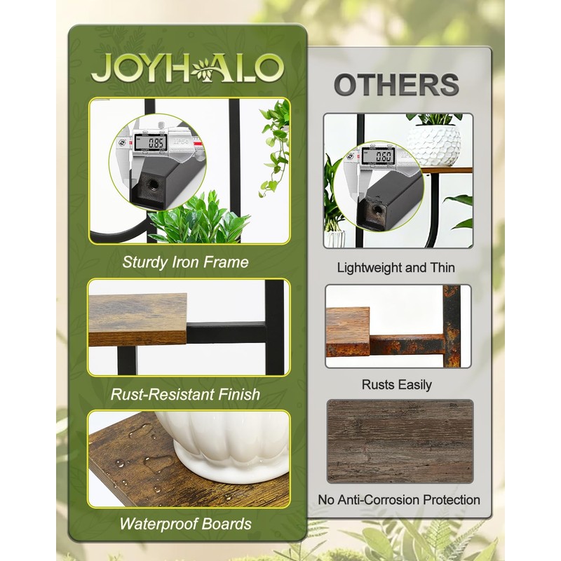 joyhalo 9 Tier 65" Tall Indoor Plant Stand with Grow