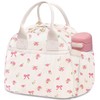 Carry bloom Lunch Box for Women, Insulated Lunch Bag Cute