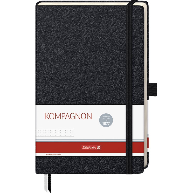 Brunnen 105522905 Notebook Kompagnon Classic Hard 12.5 x 19.5 cm,