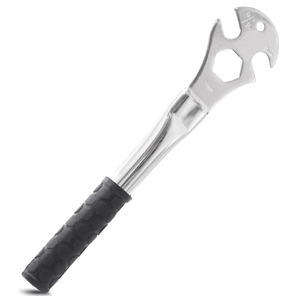 Re.Lucky Pedal Wrench, Bicycle Wrench, Compatible with Sizes 0.6 inch