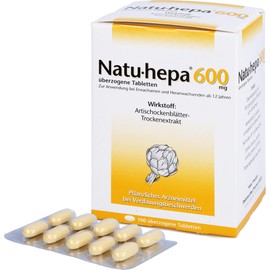 NATU HEPA 600 mg Coated Tablets Pack of 100
