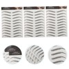 Mobestech -Like Eyebrow Stickers 6 Sheets False Eyebrows Cosmetics for