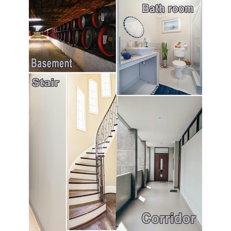 Etrogo Ceiling Light with Motion Sensor PIR and Twilight Sensor