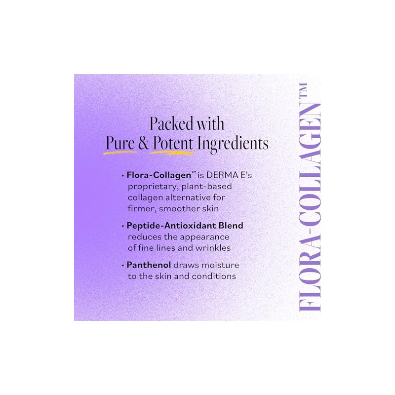 DERMA E Advanced Peptides and Collagen Serum, 2fl oz