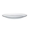 Duralex Lys Clear Glass 11 Inch Dinner Plate, Set Of