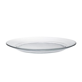 Duralex Lys Clear Glass 11 Inch Dinner Plate, Set Of 6