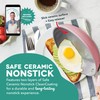 DASH Dream Green Ceramic Frying Pan Set of 2, 9.5"