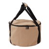 Camping Storage Bag Bucket Shape Large Capacity Waterproof Canvas Portable