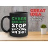Bubble Hugs Programmer Mug Black 11oz - Cyber Security Stop