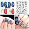 KADS Nail Stamping Plate Geometry Template Image Design Plates for