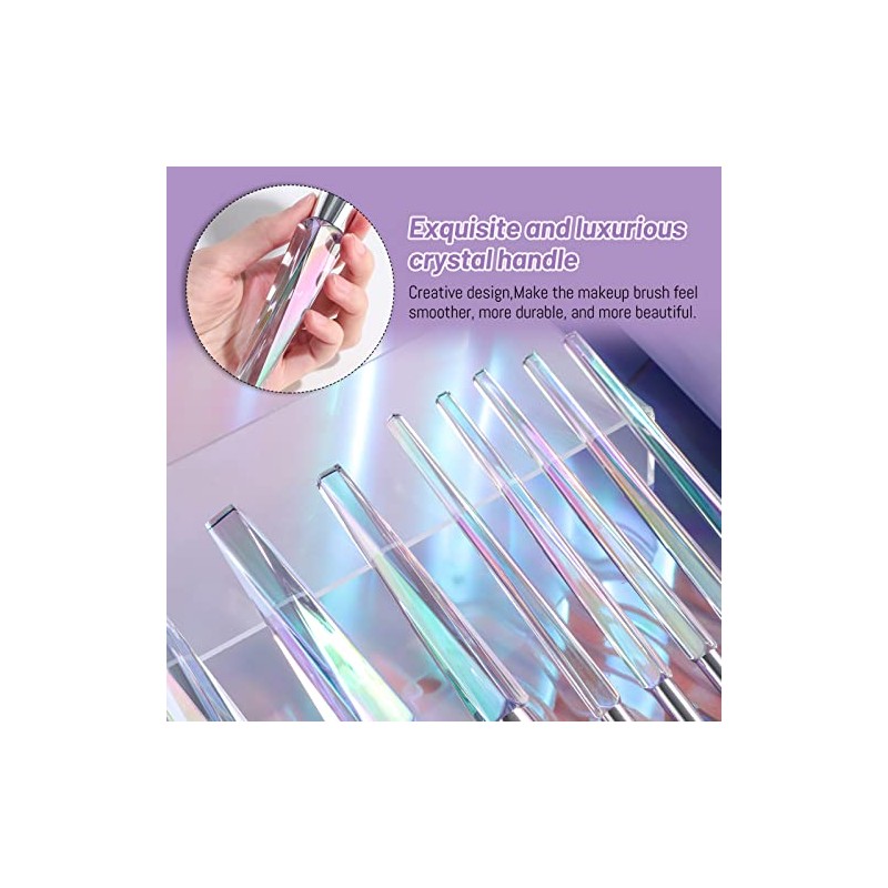 oneleaf Brochas de Maquillaje 10 Piezas Kit Premium de Cerdas