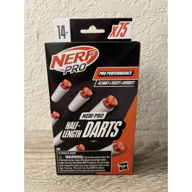 Nerf Pro Performance Half Length Darts Blaster Mag  x 75 Brand New