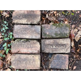 OLD BRICKS 1850-1930 Found in Western Ma ( BUYER GETS 1 BRICK PER ORDER ) SALE!