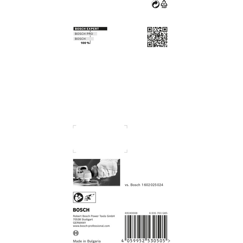 Bosch 1x Expert Handle for Vibration Control M10 Angle Grinders