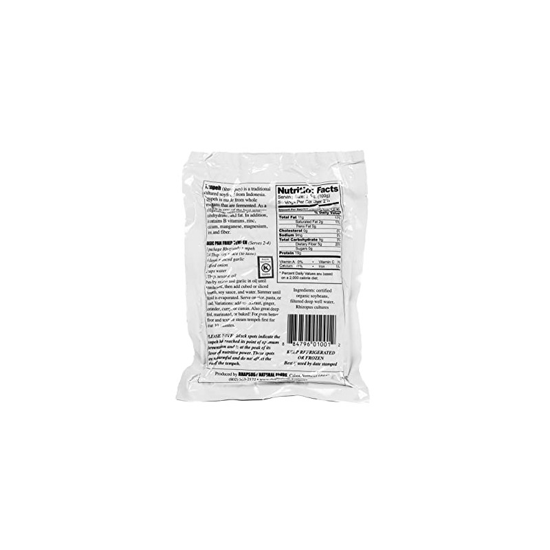 2lb TEMPEH - Organic, Made in Vermont, 32 oz (2