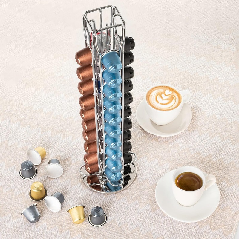CARLA HOME Coffee Pods Holder Storage Compatible with 40 Pods,
