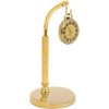 TAURISH Pocket Watch Display Stand - Half Arch Chrome, Brass