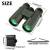 Black hole 12x42 Binoculars High Power Binoculars for Adults with