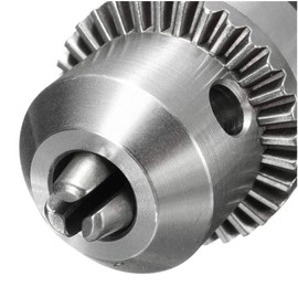 Bestgle 1.5-10mm Drill Chuck Adapter with 1/4" Hex Shank, Mount 3/8-24UNF Quick Change Connect Conversion Chuck with Key