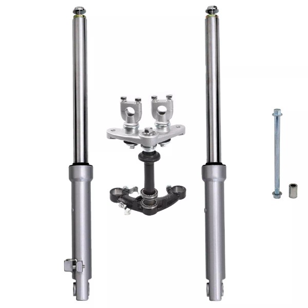 Unbranded Front Fork Shock Triple Tree Handlebar Clamp Axle For