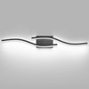 PRESDE 32in Dimmable Black LED Bathroom Light Fixtures Over Mirror