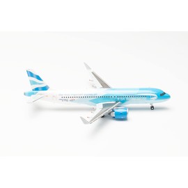 Herpa Airbus A320neo British Airways BA Better World Model Aircraft Scale 1:200 Model Building Airplane, Aircraft Model for Collectors, Miniature Decoration, Aviator without Plastic Base