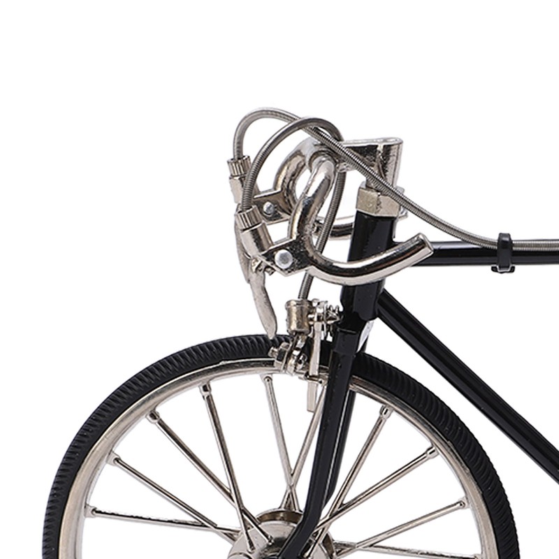 Bicycle Model Vivid Design DIY Decorative 12x19.5cm/4.7x7.7in Alloy Material Miniature