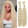 Deep Bulk Hair For Braiding Hair 613# 24inch Wet And