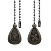 Dotlite Bronze Ceiling Fan Pull Chain Set, Decorative Pull Chain