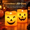 Halloween LED Candle Lights for Party Decor – 6-Piece Jack-O’-Lantern
