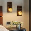 Wall Candle Sconces Set of 2, Candle Holder Rustic Home