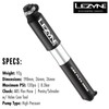 LEZYNE, Pompa Pressure Drive 2012, Nero (Schwarz), S