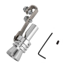 Majatou Muffler Turbo Sound Whistle, Blow-Off Valve Simulator, Horn Type Universal Exhausting Pipe Pressure Reducing Valve Simulator Whistle (L)