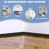 WADILE 180" x 3.1" Crown Molding Peel and Stick, Flexible