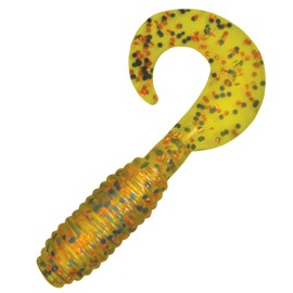 Kalin's 4G10-541 Lunker Grub Fishing Bait, Chart Copper FLK S&P, 4"