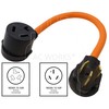 AC WORKS 10-50P 50-Amp 3-Prong Old Style Dryer/Range Plug to