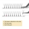 Premade Volume Eyelash Extensions 5D-C-0.07-17 Long Stem Premade Fans Eyelash