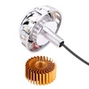 Motorcycle LED Headlight Projector Lens Dual Angel Devil Eye Head