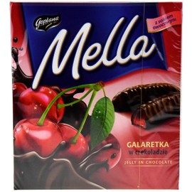 Jutrzenka MELLA Cocolate Coated Cherry Jelly, 6.7oz
