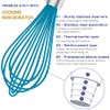 OYV OYV Silicone Whisk,Heat Resistant 480F Whisks For Cooking Non